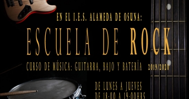 “Escuela de Rock”: Guitarra, bajo y batería